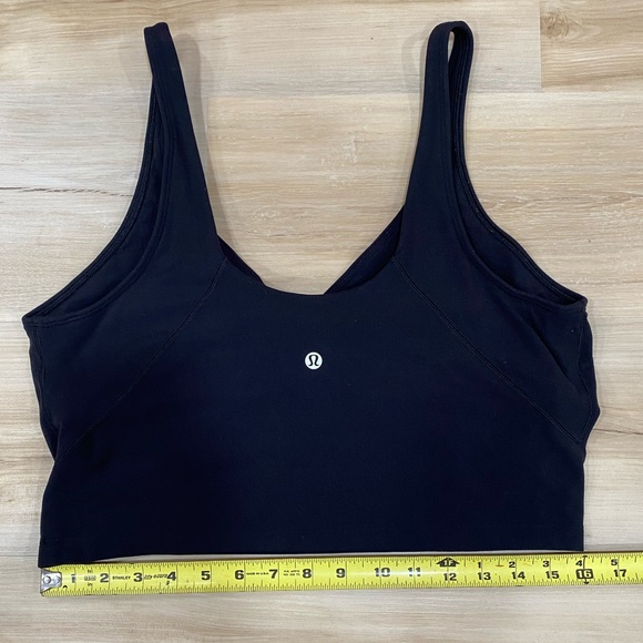 Lululemon Align Tank Top Black Gray Camo Athletic Crop Top Women’s Size 14 - Picture 10 of 10